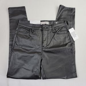 Social Standard By Sanctuary Ankle Skinny Coated Pants Sz 6